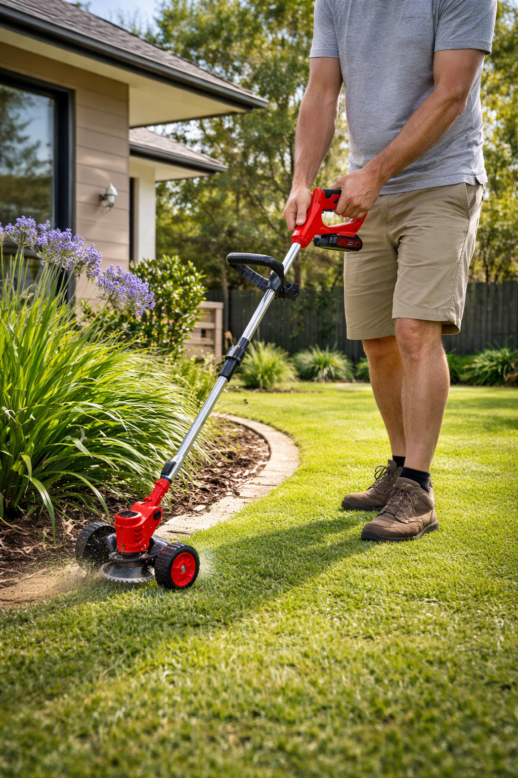 3-in-1 Cordless Lawn Mower ( 2 x FREE Batteries)