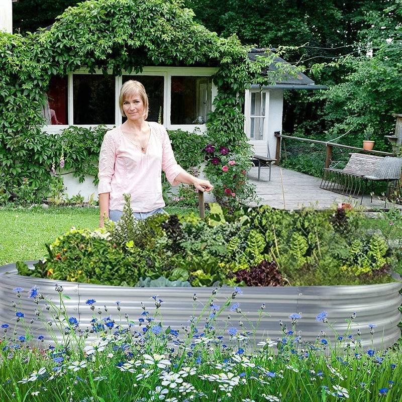 Galvanised Steel Raised Garden Beds