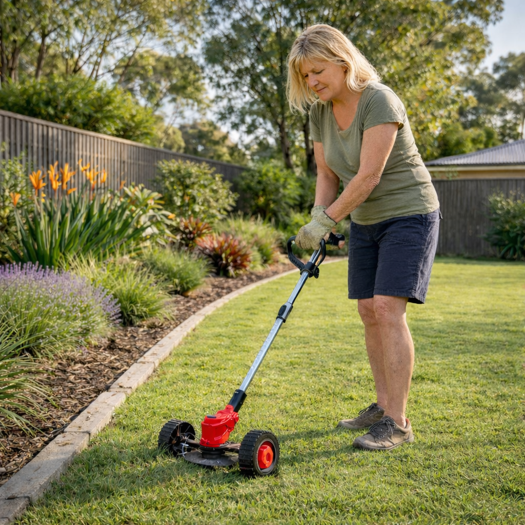 3-in-1 Cordless Lawn Mower ( 2 x FREE Batteries)