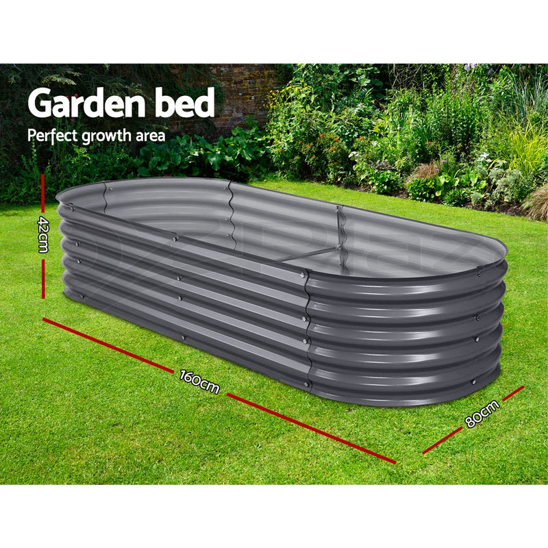 Galvanised Steel Raised Garden Beds