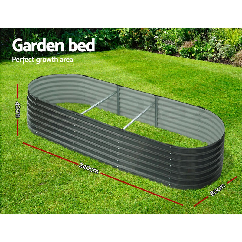 Galvanised Steel Raised Garden Beds