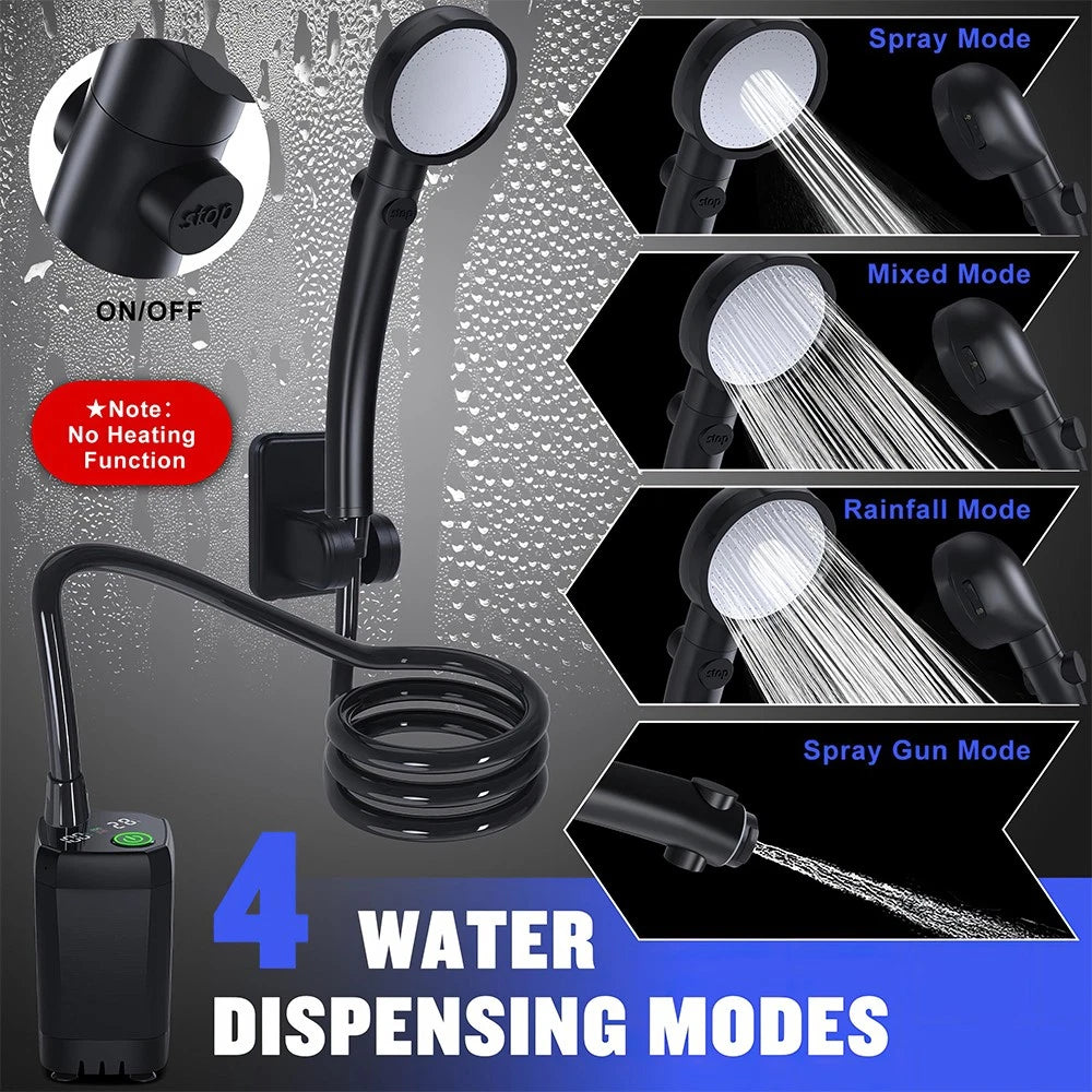 AussieFlow™ Premium Camp Shower