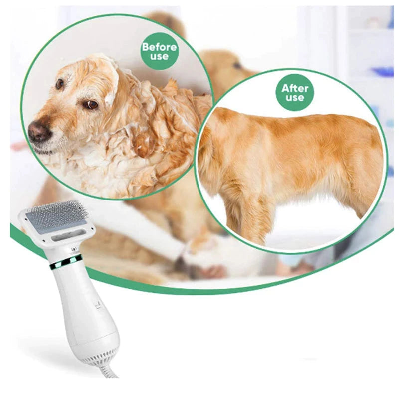 2 in 1 Pet Hair Comb & Dryer