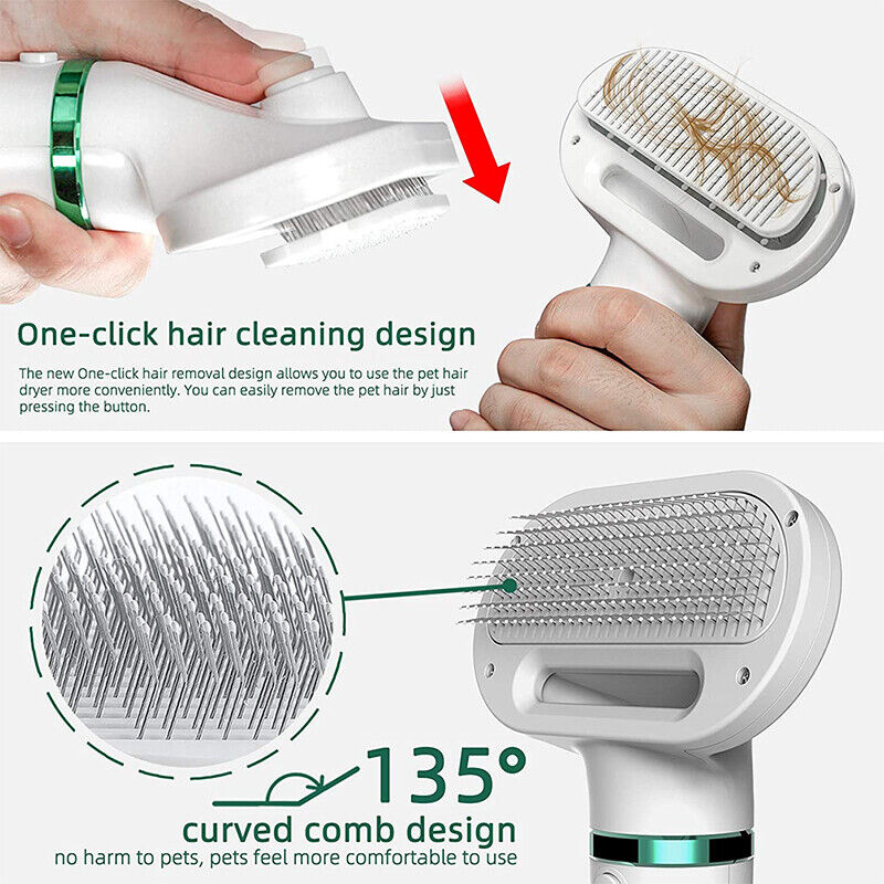 2 in 1 Pet Hair Comb & Dryer